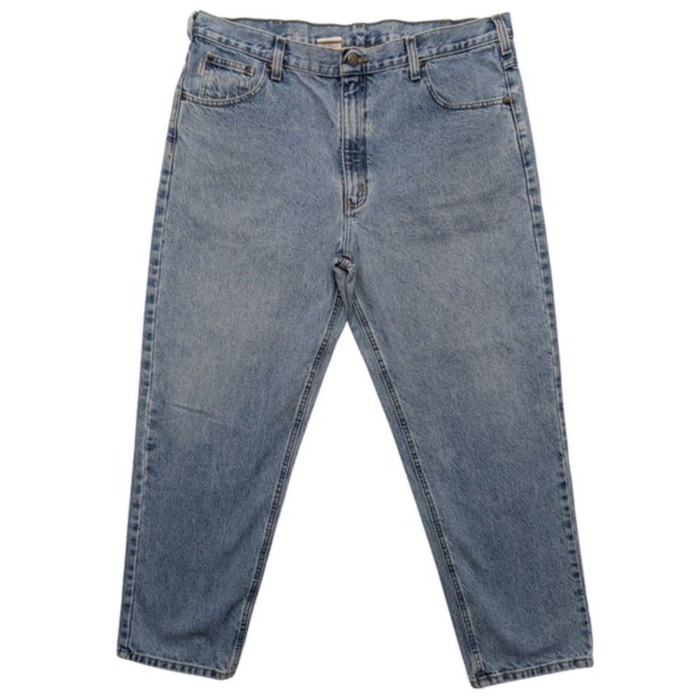 Y2K Carhartt B17 STW Relaxed Fit Jeans Mens 40x30 Blue Stonewash Denim‎